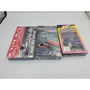 3 Vintage Nascar Video VHS Tapes Dale Earnhardt Jeff Gordon Winston Cup New